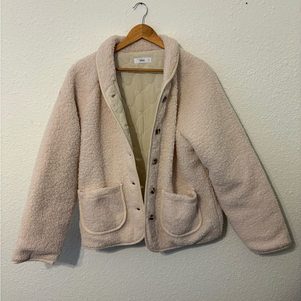 TALULAH Women’s Tan Teddy Jacket